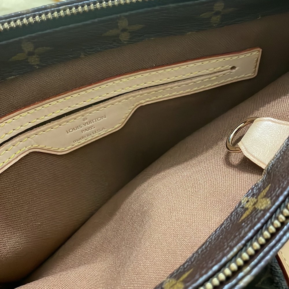 Very Rare ❤ Authentic LV Cabas Piano M51148, size-
9.44"L x 10.62"W x 4.72"H - Picture 3 of 16